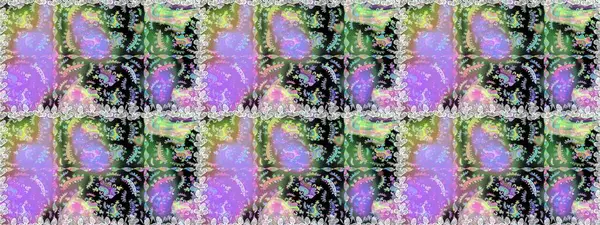 Tarafsız ve mor renkli çiçekler. Renkli Bahar Temalı Kusursuz Arkaplan. Çiçeksiz desenli arka plan, yaz çiçekleri. Düz Çiçek Elementleri Tasarımı.