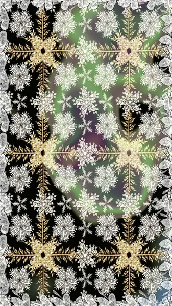 Küçük renkli çiçekler. Motley illüstrasyonu. Gri ve nötr çiçekli bahar çiçekleri. Küçük çiçekte güzel bir desen. Moda baskıları için zarif bir şablon.