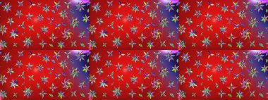 Çiçekli karalama şeklinde Raster çiçek deseni. Yumuşak, yaz çiçekli arka plan. Kırmızı ve mor renkte çiçekler.