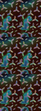 Kar tanesi ikonu, izole edilmiş. Renkli arka planda güzel kar taneleri. Raster illüstrasyonu. Düz tasarım.