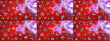 Organik motif arka planı. Çizim kalıbı. Raster illüstrasyonu. Ultraviyole kumaş deseni.