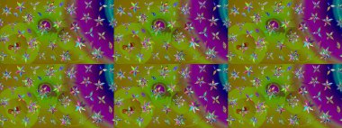 Bahar mevsimi. Raster güzel bir çiçek deseni çizmiş. Nazik romantik baskı. Tatil havası..