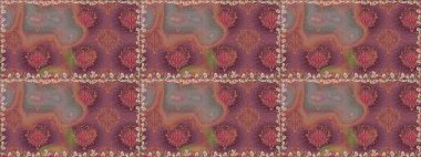 Soyut zarafet, çiçekli arkaplan deseni. Raster Güzel kumaş deseni.