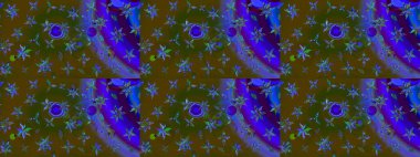 Raster illüstrasyonu. Küçük çiçekteki sevimli çiçek deseni. Çizim.