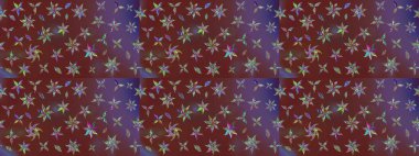 Kartlar, davetiyeler, tarih kartları ve daha fazlası için kullanılabilir. Büyük bir çiçek boyası seti. Raster şirin suluboya çiçek deseni çizimi.