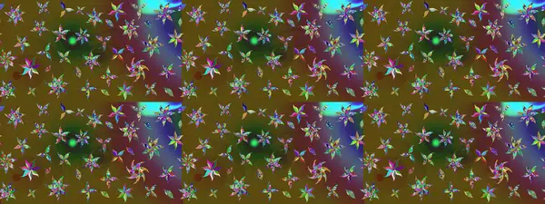 Çiçek deseni. Flower eskiz arka planı. Şatafatlı bahar bahçesi dokusu. Raster illüstrasyonu.