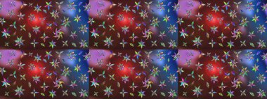 Suluboya desenli çiçek deseni. Dekorasyon ve tasarım için güzel bir desen. Moda baskısı. Çiçeğin suluboya çizimlerinin mükemmel deseni. Ayarlanmış.