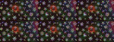 Kızılderili desenli desenli desenli şal deseni. Etnik Mandala süsü. Raster Henna dövme stili. Tekstil, tebrik kartı, boyama kitabı, telefon kılıfı baskısı için kullanılabilir.