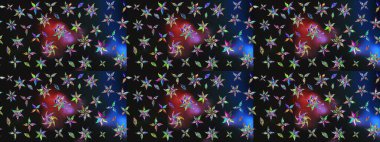 Klasik çiçekler. El çizimi, soyut ve süslü elementler. Yaz çiçekleri teması. Renkler. Suluboya resim taklit Raster illüstrasyonu.