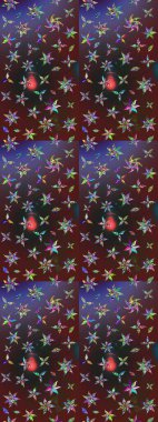 Raster Güzel kumaş deseni. Çiçek arkaplan ile soyut zarafet çizim deseni.