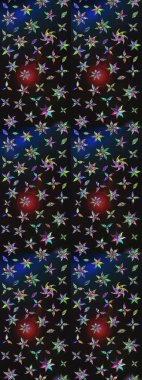 Çiçek desenli eskiz. Renkli çiçekler. Tişört baskısı için çiçek boyama rasteriName.