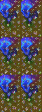 Küçük yabani çiçeklerdeki halk modelini çiz. Taşralı şıklığı. Özgürlük stili Millefleur 'lar. Tekstil, duvar kağıdı, kapaklar, yüzey, baskı, hediye paketi, hatıra defteri, dekupaj için çiçek çayırı arka planı.