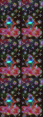 Çiçeğin suluboya çizimlerinin mükemmel deseni. Moda baskısı. Dekorasyon ve tasarım için güzel bir desen. Suluboya çizim kalıbı. Eski.