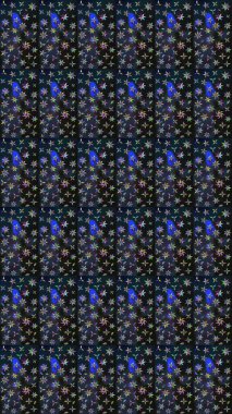 Şekil verilmiş çiçeklerle eskiz deseni. Çiçek deseni duvar kağıdı, desen dolguları ve web sayfası arka planı için kullanılabilir. Süslü zentangle çizim dokusu, soyut çiçeklerle süslenmiş..