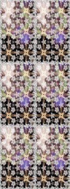 Sorun -suz. Raster illüstrasyon. Küçük çiçek sevimli Çiçek desen.