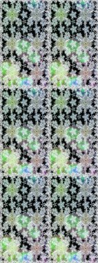 Tarafsız ve siyah renklerde çiçekler. Çiçekli karalama şeklinde Raster çiçek deseni. Yumuşak, bahar çiçekli arka plan.