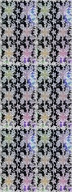 Yumuşak pamuk tasarımı. Yumuşak fayans. Raster 'ın taze dokusu. Klasik çiçek desenli. Paketleme, tekstil, duvar kağıdı için kusursuz çiçek arkaplanı.