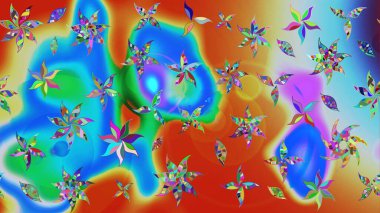 Karşılama ya da düğün geçmişi olarak kullanılabilir. Paket kağıdı için en iyisi. Doğal kozmetik ürünleri, parfüm, çiçekçi dükkanı için bahar ihalesi tasarımı. Mavi ve turuncu lale çiçekli Raster eskiz deseni.