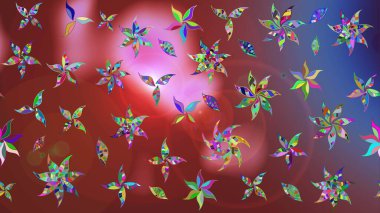 Fantezi çiçekli eskiz deseni, doğal duvar kağıdı, çiçek desenli kıvrım çizimi. Paisley el çizimi elementler. Ev dekoru.