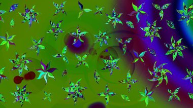 Raster Moda kumaş deseni. Şirin çiçekler. Çizgi çizimi deseni.