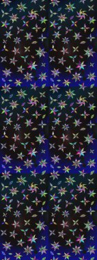 Raster güzel bir çiçek deseni çizmiş. Nazik romantik baskı. Tatil havası. Bahar mevsimi. Gri ve mavi renkte çiçekler.