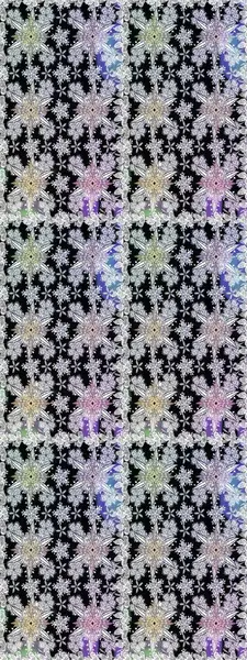 Yumuşak pamuk tasarımı. Yumuşak fayans. Raster 'ın taze dokusu. Klasik çiçek desenli. Paketleme, tekstil, duvar kağıdı için kusursuz çiçek arkaplanı.