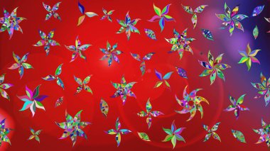 Raster Yumuşak kumaş deseni. Çiçek kırmızısı ve mor çizim deseni. Klasik taslak çizimi. Raster çiçek izi..