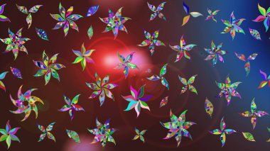 Eskiz geçmişi. Raster illüstrasyonu. Tomurcukları papatya çiçekleri olan sevimli bir çiçek deseni. Kumaş, tekstil, duvar kağıdı baskısı için. Miles Fleur, süslü püslü bir süs. Antika retro tarzı.