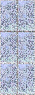 Dekoratif Raster çizimi. Elle çizilmiş kelebeklerle. Tarafsız renklerde soyut arkaplan. Renkli romantik kelebekler kusursuz desenli arka plan.