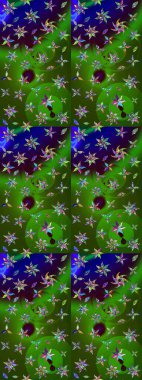 Büyük bir çiçek boyası seti. Kartlar, davetiyeler, tarih kartları ve daha fazlası için kullanılabilir. Raster şirin suluboya çiçek deseni çizimi.