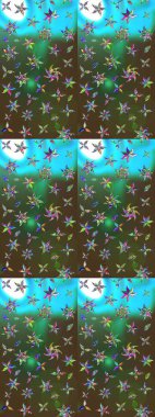 Küçük yabani çiçeklerdeki halk modelini çiz. Taşralı şıklığı. Özgürlük stili Millefleur 'lar. Tekstil, duvar kağıdı, kapaklar, yüzey, baskı, hediye paketi, hatıra defteri, dekupaj için çiçek çayırı arka planı.