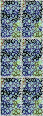 Raster illüstrasyonu. Çiçekli güzel suluboya desen. Tarafsız ve gri renklerde.