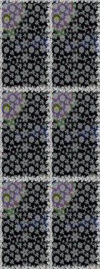 Düz Çiçek Elementleri Tasarımı. Raster Şirin kumaş deseni. Kusursuz bir mahsul. Renkli Bahar Teması Kusursuz Arkaplan.