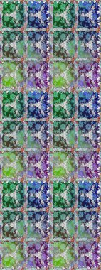 Raster deseni. Organik elementler. Botanik kusursuz desen. Suluboya etkisi.