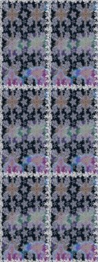 Raster illüstrasyonu. Kusursuz bir geçmişi var. Tomurcukları çiçek olan sevimli bir çiçek deseni. Eski usul. Kumaş, tekstil, duvar kağıdı baskısı için. Raster..