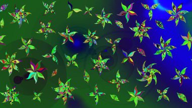 Nazik romantik baskı. Bahar mevsimi. Raster güzel bir çiçek deseni çizmiş. Tatil havası..