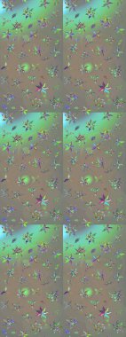 Gri ve bej renkli çiçekler. Çiçek desenli eskiz, yaz çiçekleri. Renkli Bahar Teması eskiz kalıbı. Düz Çiçek Elementleri Tasarımı.