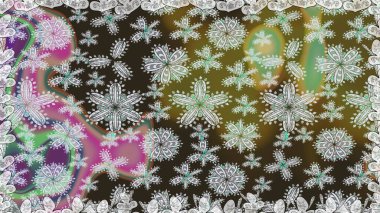 Kumaş, tekstil, duvar kağıdı baskısı için. Eski usul. Kusursuz bir geçmişi var. Tomurcukları çiçek olan sevimli bir çiçek deseni. Raster. Raster illüstrasyonu.