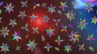 Güzel kumaş deseni. Raster illüstrasyonu. Küçük çiçekteki sevimli çiçek deseni. Güzel karalamalı çiçek deseni çiz..