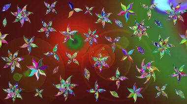 Güzel, parlak, pürüzsüz kumaş, tuval. Desen, çizim, çiçek sınırı. Raster illüstrasyonu. Eski moda arka plan. Çiçek çelengi. Kıvırcık, parlak örgü.