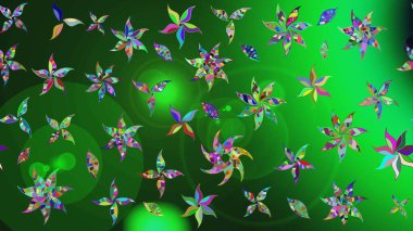 Yumuşak, bahar çiçekli arka plan. Renkli çiçekler. Raster çiçek desenli ve çiçekli..