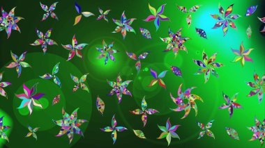 Raster. Renklerde güzel çiçekler olan eskiz deseni, suluboya çiçek deseni, duvar kağıdı, kart veya kumaş için fayanslı..