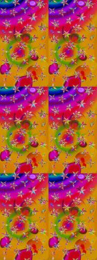 Raster güzel bir çiçek deseni çizmiş. Bahar mevsimi. Tatil havası. Nazik romantik baskı.