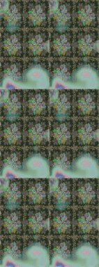 Tekstil, tebrik kartı, boyama kitabı, telefon kılıfı baskısı için kullanılabilir. Etnik Mandala süsü. Raster Henna dövme stili. Hint çiçekli desenli şal desenli..