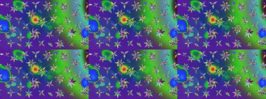 Kızılderili desenli desenli desenli şal deseni. Etnik Mandala süsü. Raster Henna dövme stili. Tekstil, tebrik kartı, boyama kitabı, telefon kılıfı baskısı için kullanılabilir.