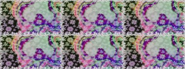 Gri ve nötr renklerde çiçeksiz. Şatafatlı bahar bahçesi dokusu. Raster illüstrasyonu. Gri ve nötr renkte çiçekler. Çiçek deseni.