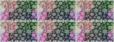 Güzel çiçek desenli küçük çiçek. Çiçekler, suluboya ile sorunsuz çiçek desenli. Raster desen.