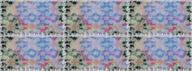 Gri ve nötr çiçekli bahar çiçekleri. Motley illüstrasyonu. Moda baskıları için zarif bir şablon. Küçük çiçekte güzel bir desen. Küçük renkli çiçekler..