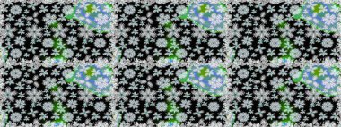 Yumuşak fayans. Raster 'ın taze dokusu. Yumuşak pamuk tasarımı. Klasik çiçek desenli. Paketleme, tekstil, duvar kağıdı için kusursuz çiçek arkaplanı.