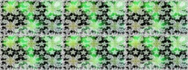 Sevimli çiçek raster deseni. Kusursuz Renksiz Bahar Temalı Kusursuz Arkaplan. Yeşil ve nötr renklerde çiçekler. Düz Çiçek Elementleri Tasarımı.